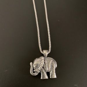 Elephant Pendant Necklace